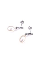 Pendientes Comete Mujer Rugiada in Oro blanco Perla ORP 715 - ORP 715
